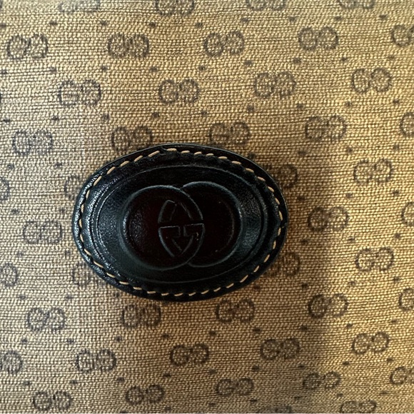 Authentic Vintage Gucci micro GG Black and Brown Crossbody Bag - Picture 10 of 15